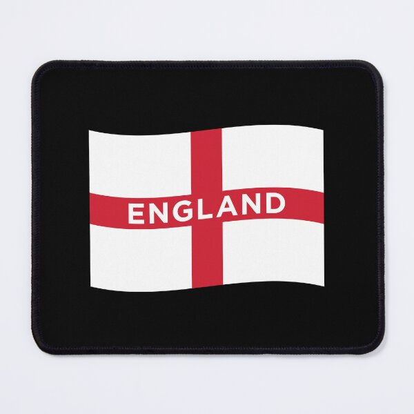Item preview, England Wave Flag With Text (On Black) designed and sold by STUDIO-72.