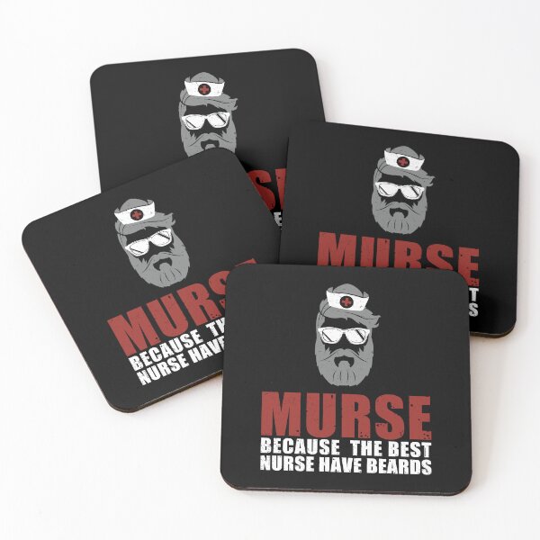 Item preview, Funny Nursing Life For Medical Staff Male Nurse Beard Murse designed and sold by StrongShirts.