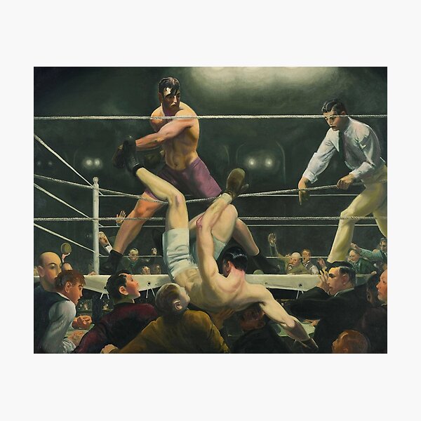Item preview, Dempsey and Firpo Boxing - George Bellows designed and sold by warishellstore.