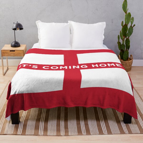 Item preview, It's Coming Home England Wave Flag (On Red) designed and sold by STUDIO-72.