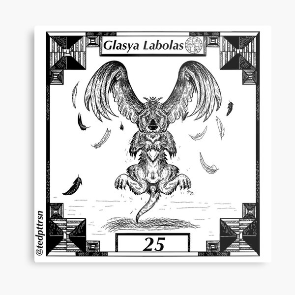 #25 - Glasya Labolas Metal Print