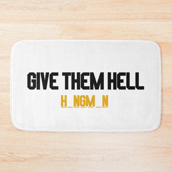 Item preview, give them hell hangman designed and sold by LannisterOnMars.