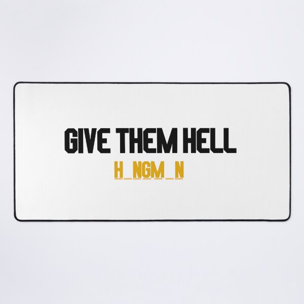 Item preview, give them hell hangman designed and sold by LannisterOnMars.