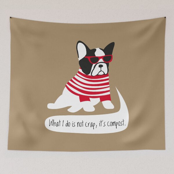 Item preview, Hipster French bulldog designed and sold by dupabyte.