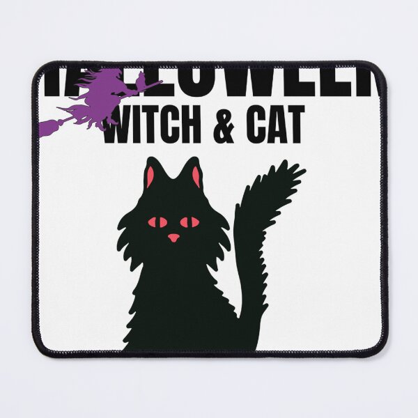 Item preview, Halloween witch and cat design ,Funny Halloween quote, cool T-Shirt designed and sold by Tarikbouchmal.