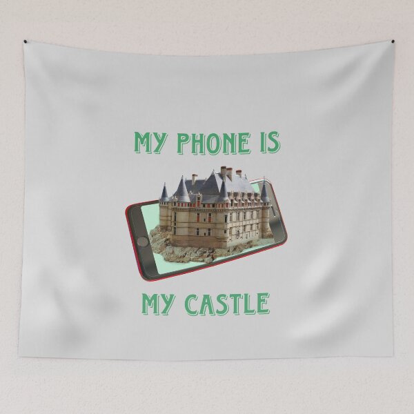 Item preview, My phone is my castle. - (+ View this design on 75+ products) designed and sold by Julien Hebbrecht.