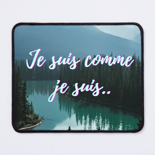 Item preview, I am what I am - popular french quotes theme gifts  designed and sold by RebelliousRosee.
