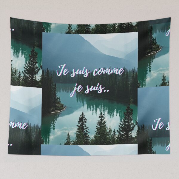 Item preview, I am what I am - popular french quotes theme gifts  designed and sold by RebelliousRosee.