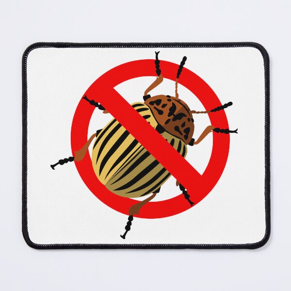Item preview, Colorado potato beetle anti emblem designed and sold by Julia Faranchuk.