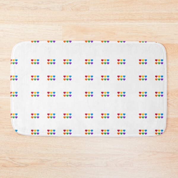Item preview, Pride Rainbow Hearts sticker pack set of 9 LGBTQ set designed and sold by Inspirationmotivation.