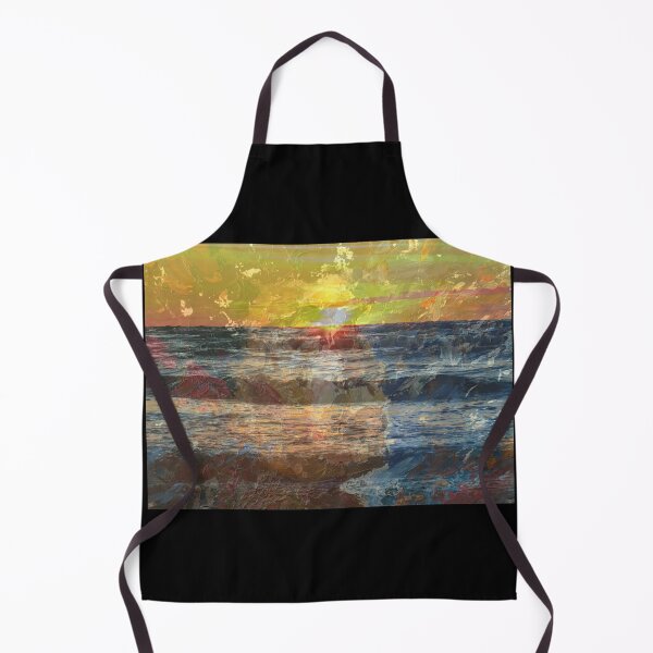 Item preview, Mixed Media: Sunset, seascape and oil painting, Marina Daniluka designed and sold by MariDaniArt.