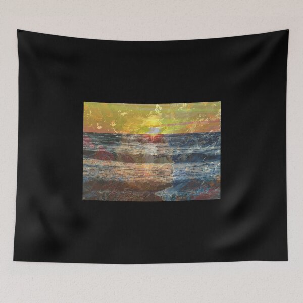 Item preview, Mixed Media: Sunset, seascape and oil painting, Marina Daniluka designed and sold by MariDaniArt.