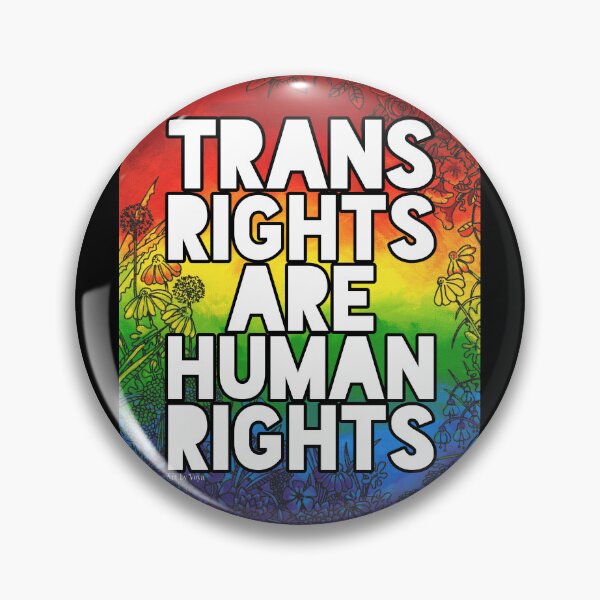 Item preview, Trans Rights Are Human Rights Again 2022  designed and sold by Art by Veya.