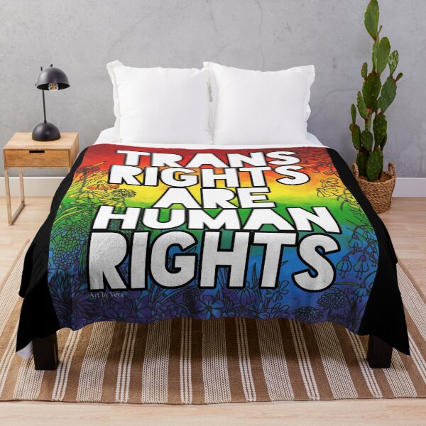 Item preview, Trans Rights Are Human Rights Again 2022 designed and sold by Art by Veya.