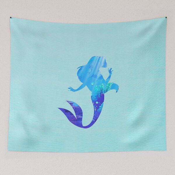 Item preview, Ariel Princess Silhouette designed and sold by Rainbows Galore.