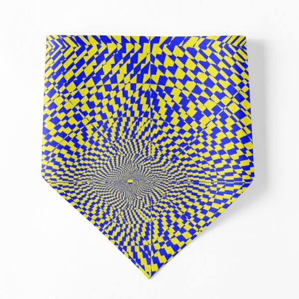 Rhombus, Squares, Op art, short for optical art, is a style of visual art that uses optical illusions Pet Bandana