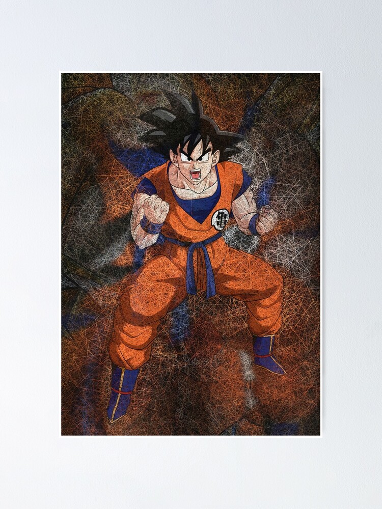 Goku vs Raditz Poster for Sale by LaurenIrmen28