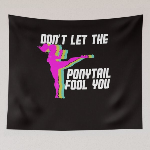 Item preview, Kickboxer Girl Fighter Kickboxing Fighting MMA Martial Arts designed and sold by TomGiantDesigns.