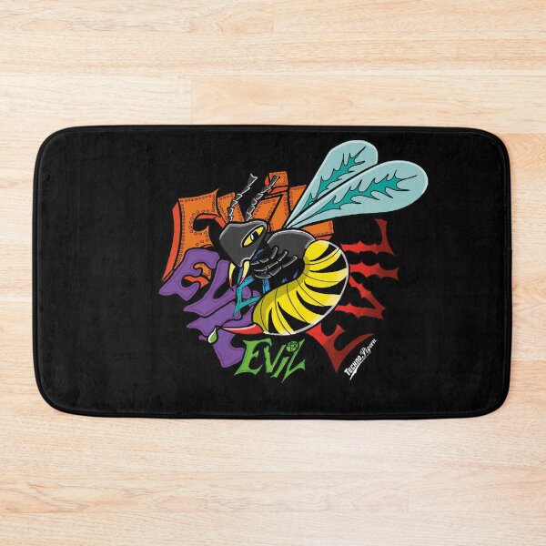 Item preview, TechnoPigeon Wasps are Evil, Colorful Wasp With Its Sting designed and sold by TechnoPigeon.