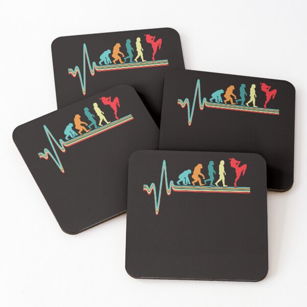 Item preview, Retro Evolution Kickboxer Vintage Heartbeat Kickboxer Fight designed and sold by TomGiantDesigns.