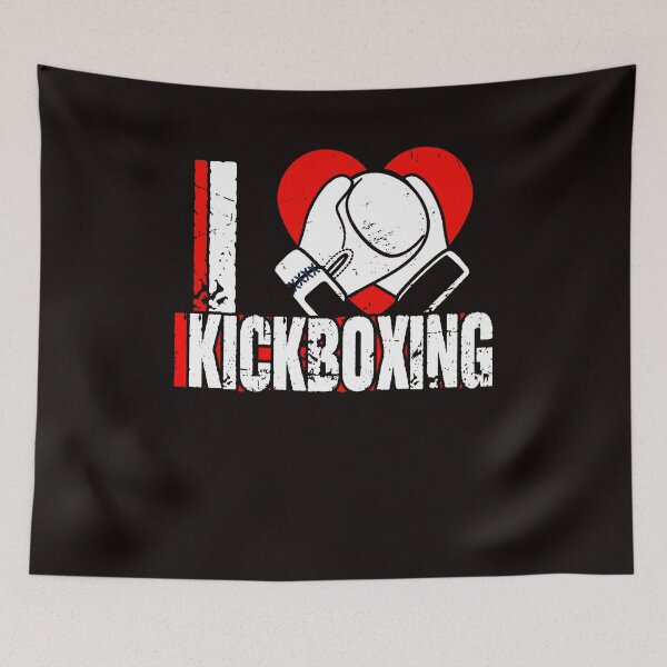 Item preview, Love Kickboxing Kickboxer Fighting MMA Martial Arts Sports designed and sold by TomGiantDesigns.