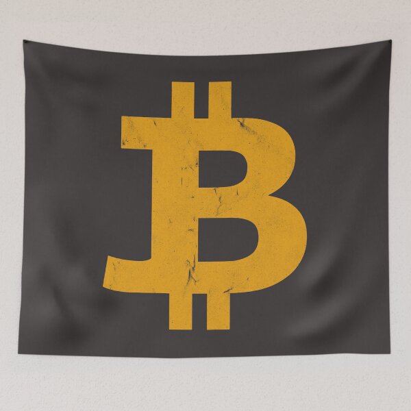 Item preview,  Classic Bitcoin Logo (Distressed Look) designed and sold by knightsydesign.