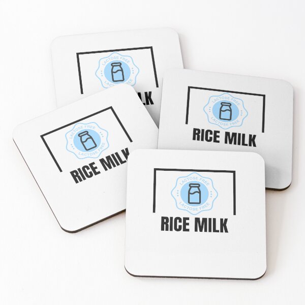 Item preview, Lactose Free Rice Milk  - Elegant Typography designed and sold by SBWorld.