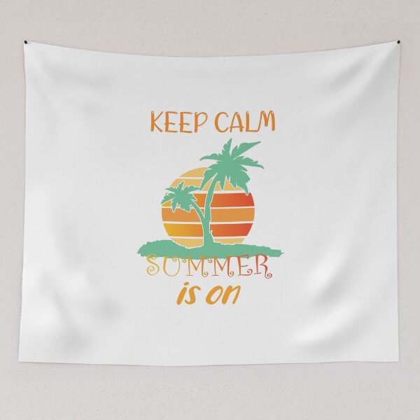 Item preview, Keep Calm Summer Is On designed and sold by beefrancky.