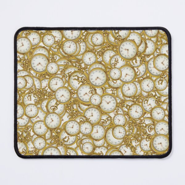 Item preview, Vintage Clock Motif Pattern designed and sold by DFLC Prints.