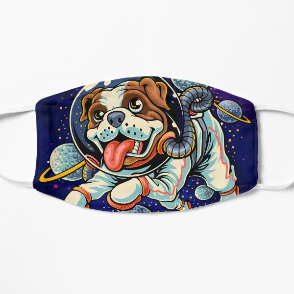 Dog Astronaut, space dog Flat Mask