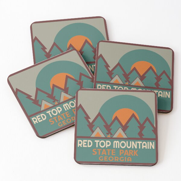 Item preview, Red Top Mountain State Park GA Retro Patch designed and sold by VanyaKar.