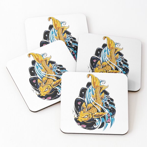 Item preview, Japanese fish tattoo for t-shirts and stickers designed and sold by ougraz24.