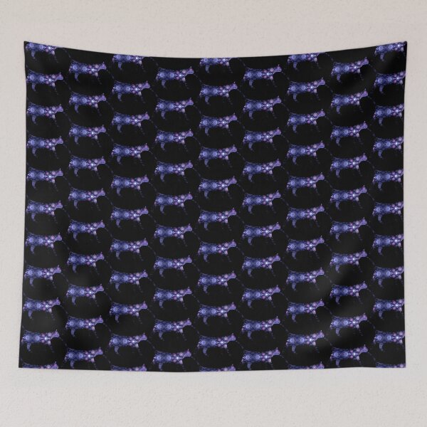Item preview, Deliciously Purple Fractal Flame Feline ~ Cool Cat Art! designed and sold by ChaosEmporium.