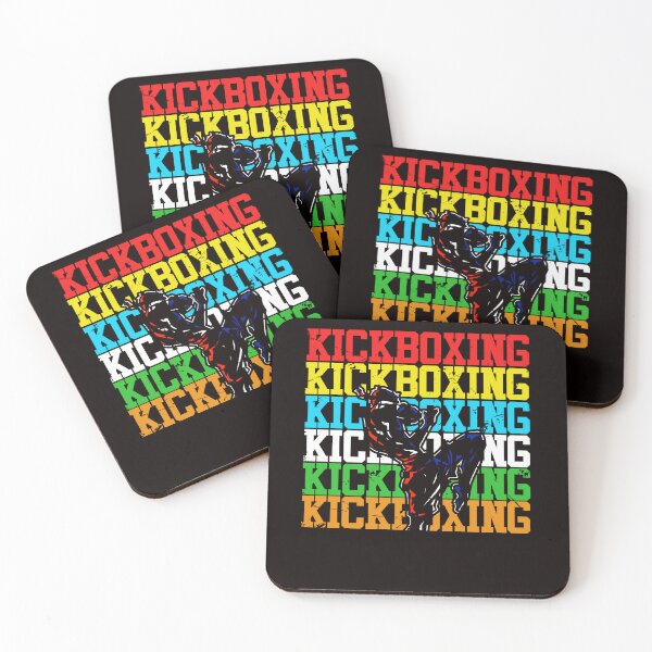 Item preview, Colorful Kickboxing Fight Kickboxer MMA Martial Arts Sports designed and sold by TomGiantDesigns.