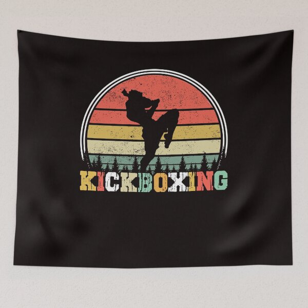 Item preview, Vintage Kickboxer Fighter Kickboxing MMA Martial Arts Sports designed and sold by TomGiantDesigns.