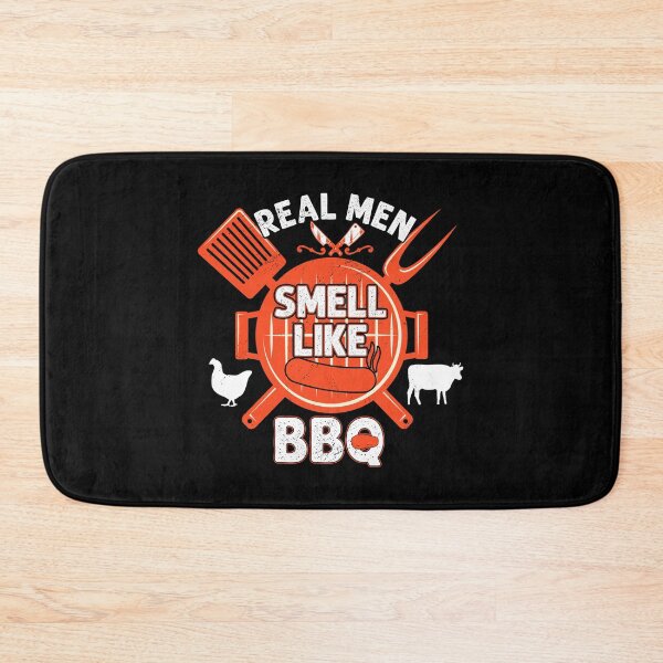 Item preview, Real Men Smell Like BBQ Barbeque Lover Grillmaster designed and sold by haselshirt.