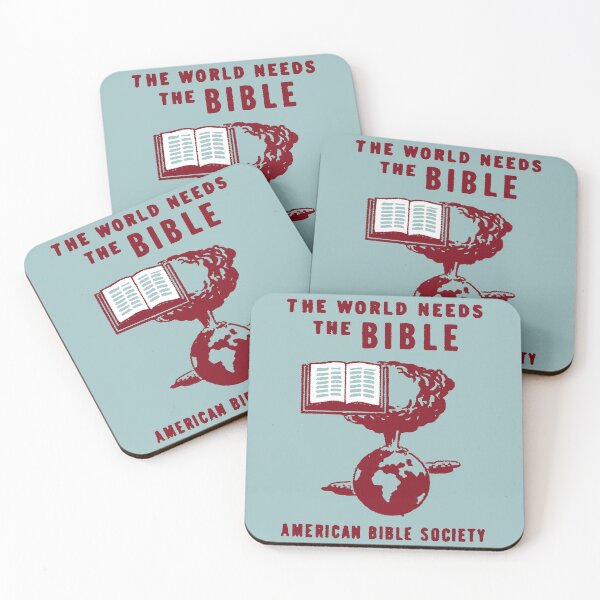 Item preview, THE WORLD NEEDS THE BIBLE - AMERICAN BIBLE SOCIETY designed and sold by ThrowbackAds.