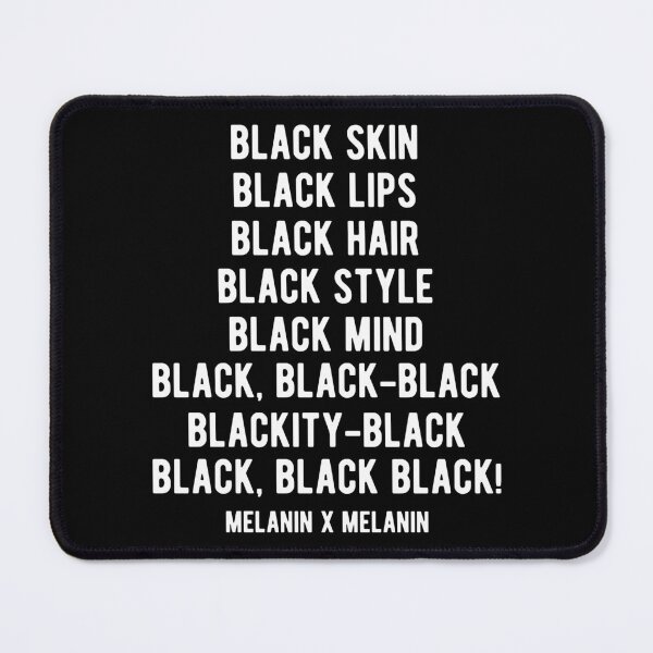 Item preview, Black Skin, Hair, Lips, Nails, Mind Blackity Black History designed and sold by haselshirt.