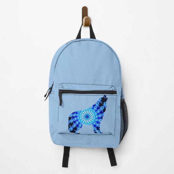 Item preview, Stunning Fractal Ice Mandala Howling Wolf! designed and sold by ChaosEmporium.