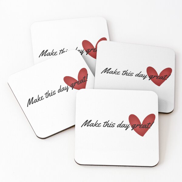 Item preview, Make this day great, Heart, Great day, Motivation for the day designed and sold by WORLD-SOFIA.