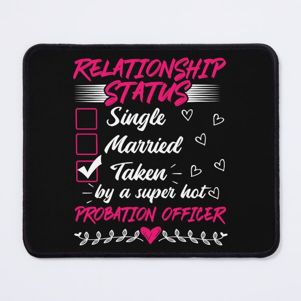 Item preview, Funny His and Her Gift Probation Officer Relationship Status designed and sold by haselshirt.