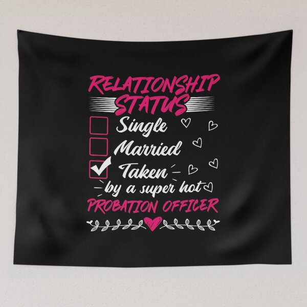 Item preview, Funny His and Her Gift Probation Officer Relationship Status designed and sold by haselshirt.