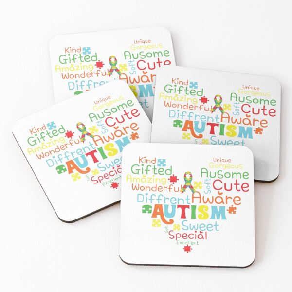 Item preview, Autism Heart, Love Autism designed and sold by BlueDiamond-19.