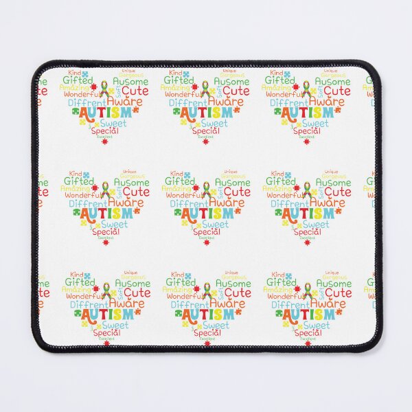 Item preview, Autism Heart, Love Autism designed and sold by BlueDiamond-19.