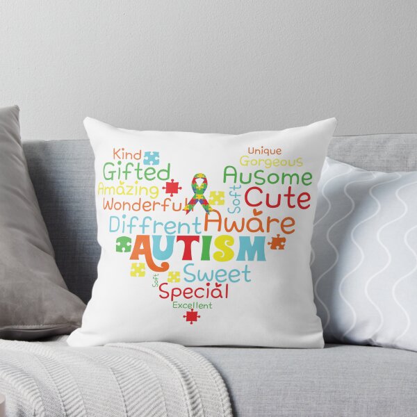 Item preview, Autism Heart, Love Autism designed and sold by BlueDiamond-19.