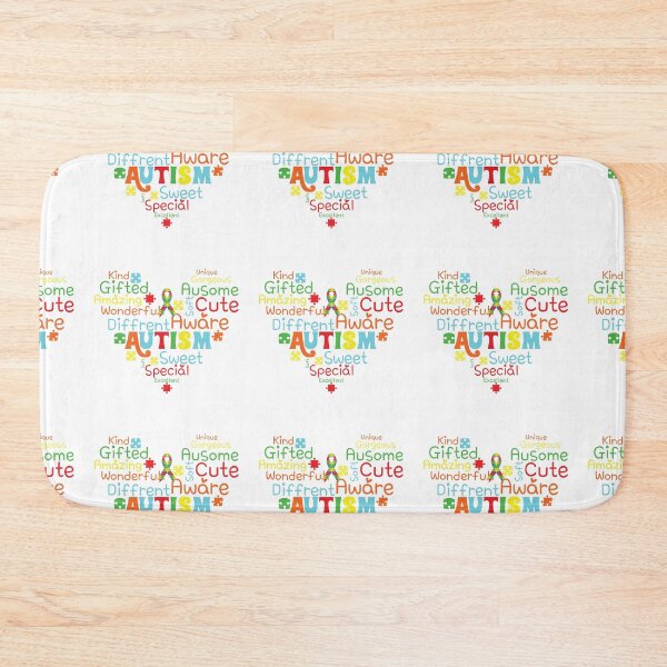 Item preview, Autism Heart, Love Autism designed and sold by BlueDiamond-19.