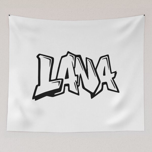 Item preview, Lana - Graffiti Name Design designed and sold by NameThatShirt.
