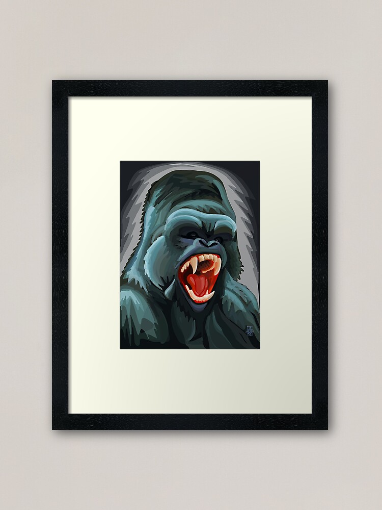Alternate view of Silverback Framed Art Print