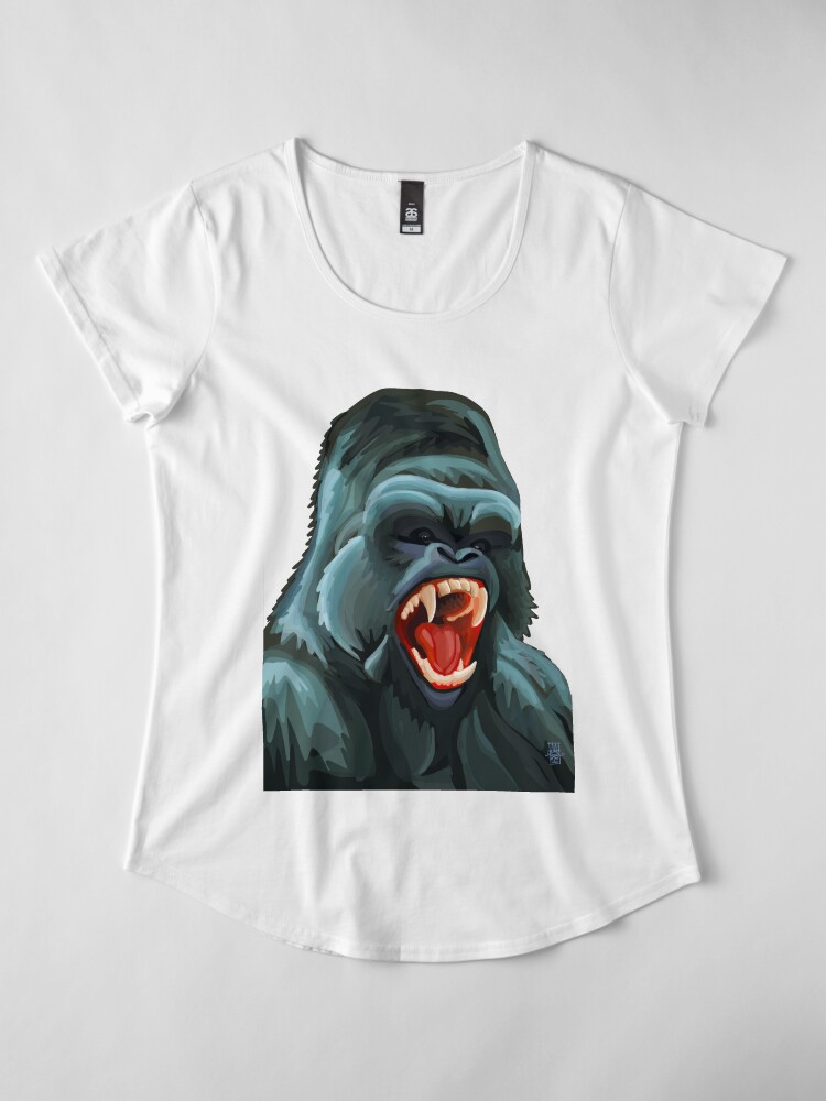 Alternate view of Silverback Premium Scoop T-Shirt