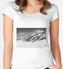 Top of Europe - Black Women's Fitted Scoop T-Shirt